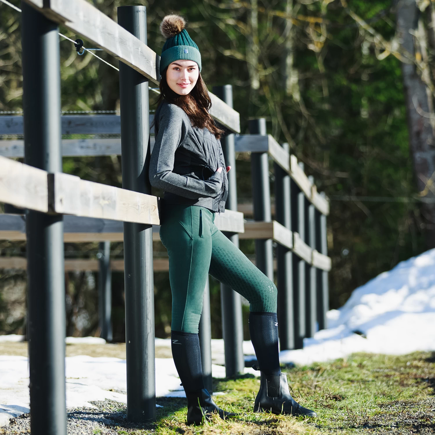 Horze Daniela Women's Silicone Full Seat Breeches 15 Horze Daniela Women's Silicone Full Seat Breeches - Image 13