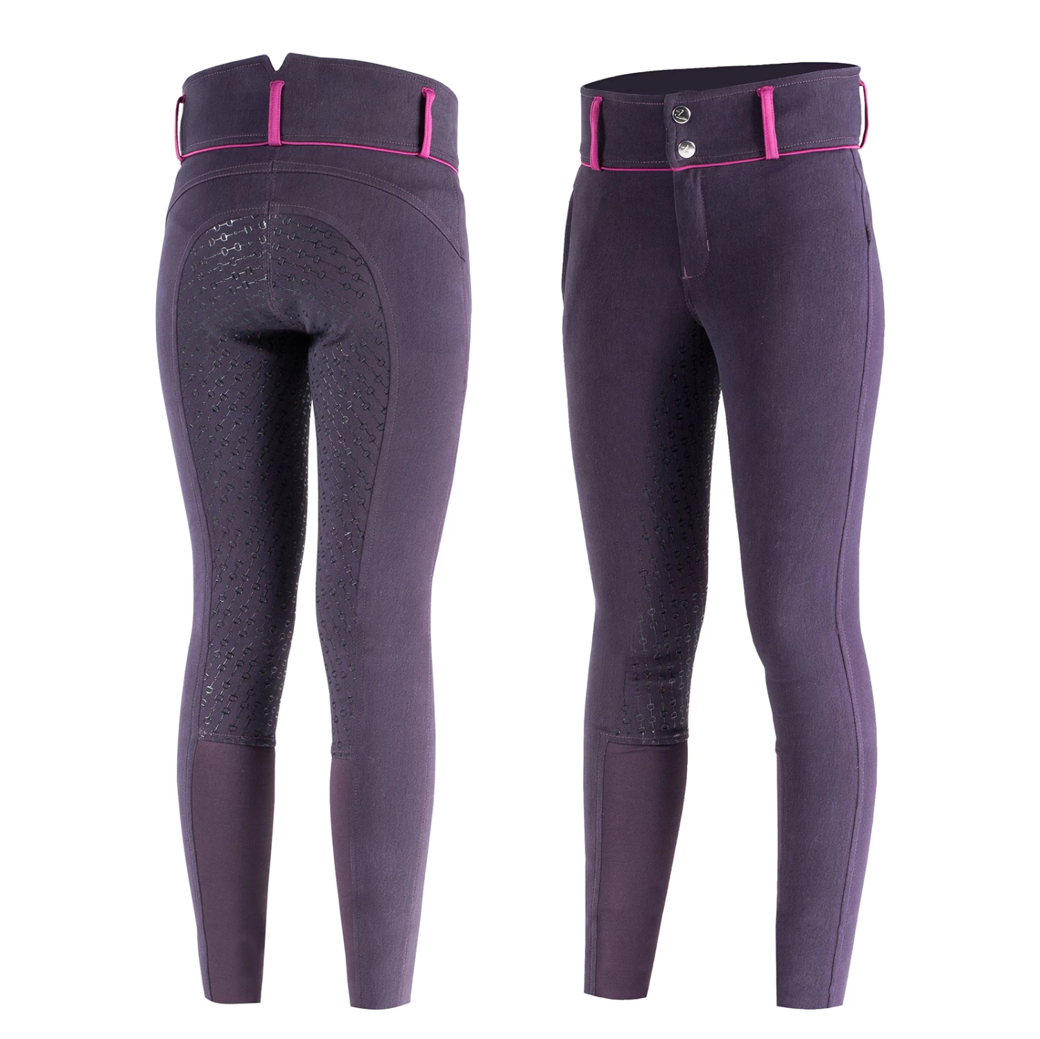 Horze Daniela Kids Silicone FS Breeches 5 Horze Daniela Kids Silicone FS Breeches - Image 3