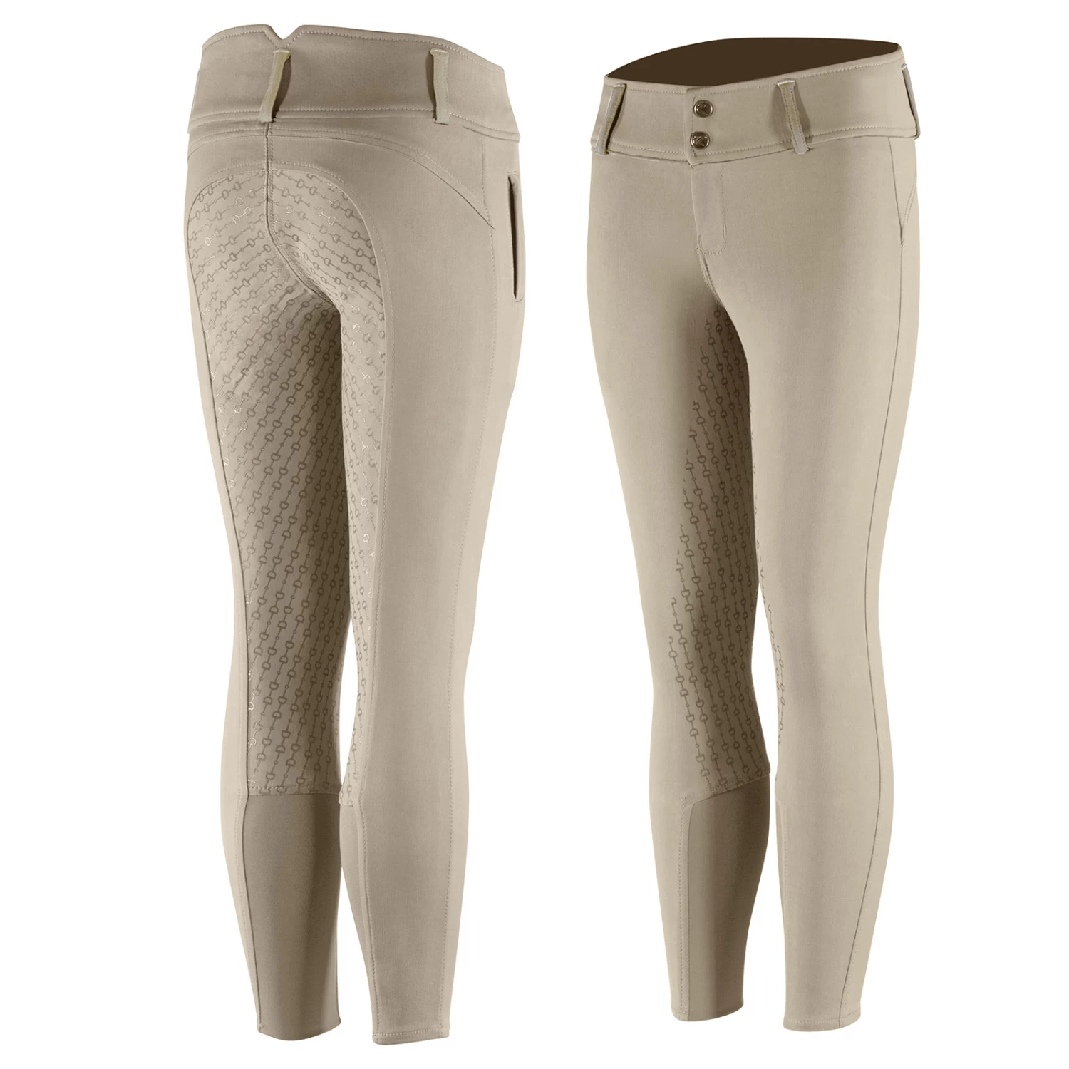 Horze Daniela Kids Silicone FS Breeches 6 Horze Daniela Kids Silicone FS Breeches - Image 4