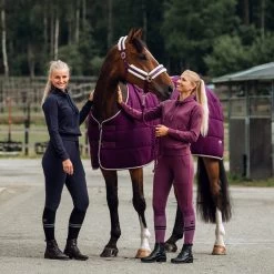 Horze Elinor Women's Cotton Riding Tights 16 Horze Elinor Women's Cotton Riding Tights -Sports - Equestrian Riding Shop 36045 EDPU 6