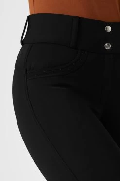 Horze Mia Thermo Silicone Full Seat Breeches For Women -Sports - Equestrian Riding Shop 36053 BL 5