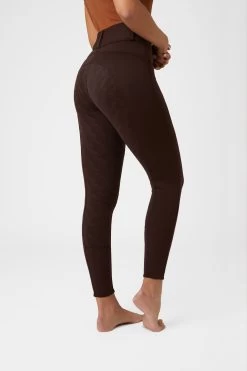 Horze Mia Thermo Silicone Full Seat Breeches For Women -Sports - Equestrian Riding Shop 36053 DBR 2