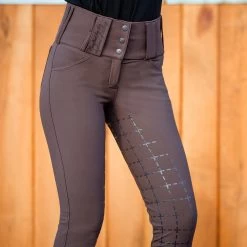 Horze Desiree Women's Silicone Full Seat Breeches Belt Loops 26 Horze Desiree Women's Silicone Full Seat Breeches Belt Loops -Sports - Equestrian Riding Shop 36055 BRBR 5