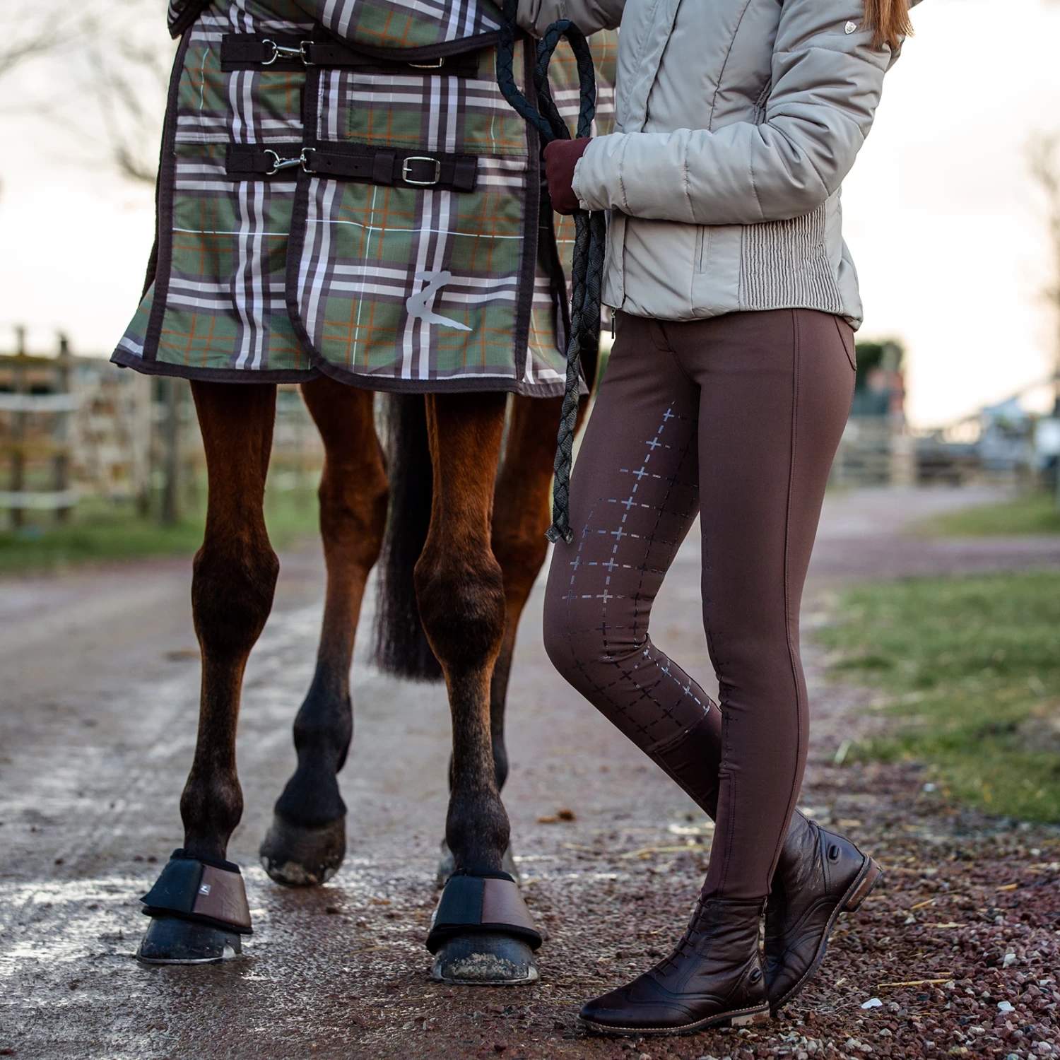 Horze Desiree Women's Silicone Full Seat Breeches Belt Loops 11 Horze Desiree Women's Silicone Full Seat Breeches Belt Loops - Image 9