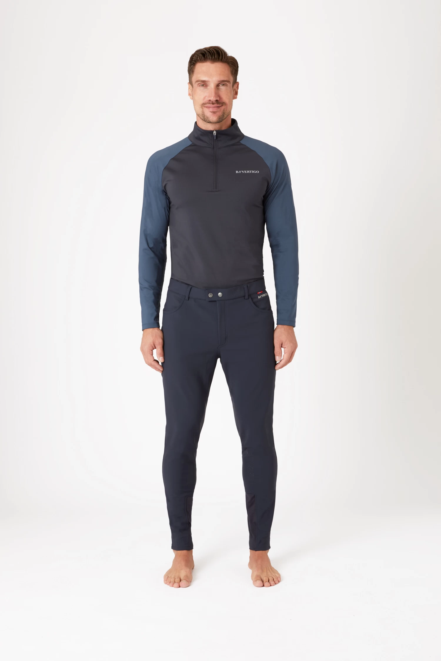 B Vertigo Damien Men's Thermo Breeches With Silicone Full Seat 6 B Vertigo Damien Men's Thermo Breeches With Silicone Full Seat - Image 4