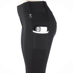 Horze Lucinda Women's High Waist Tights With Silicone Full Seat 25 Horze Lucinda Women's High Waist Tights With Silicone Full Seat -Sports - Equestrian Riding Shop 36075 BL 4