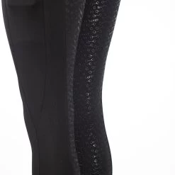 Horze Lucinda Women's High Waist Tights With Silicone Full Seat 26 Horze Lucinda Women's High Waist Tights With Silicone Full Seat -Sports - Equestrian Riding Shop 36075 BL 5