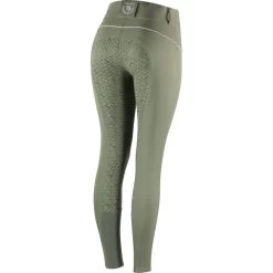 Horze Aubrey Women's High Waist Breeches With Silicone Full Seat 24 Horze Aubrey Women's High Waist Breeches With Silicone Full Seat -Sports - Equestrian Riding Shop 36082 BKGR 3