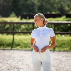 Horze Aubrey Women's High Waist Breeches With Silicone Full Seat 40 Horze Aubrey Women's High Waist Breeches With Silicone Full Seat -Sports - Equestrian Riding Shop 36082 WH 4