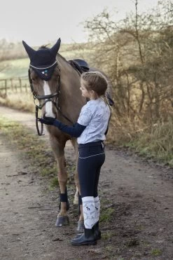 Horze Aubrey Kid's High Waist Breeches With Silicone Full Seat 25 Horze Aubrey Kid's High Waist Breeches With Silicone Full Seat -Sports - Equestrian Riding Shop 36084 vdb 08