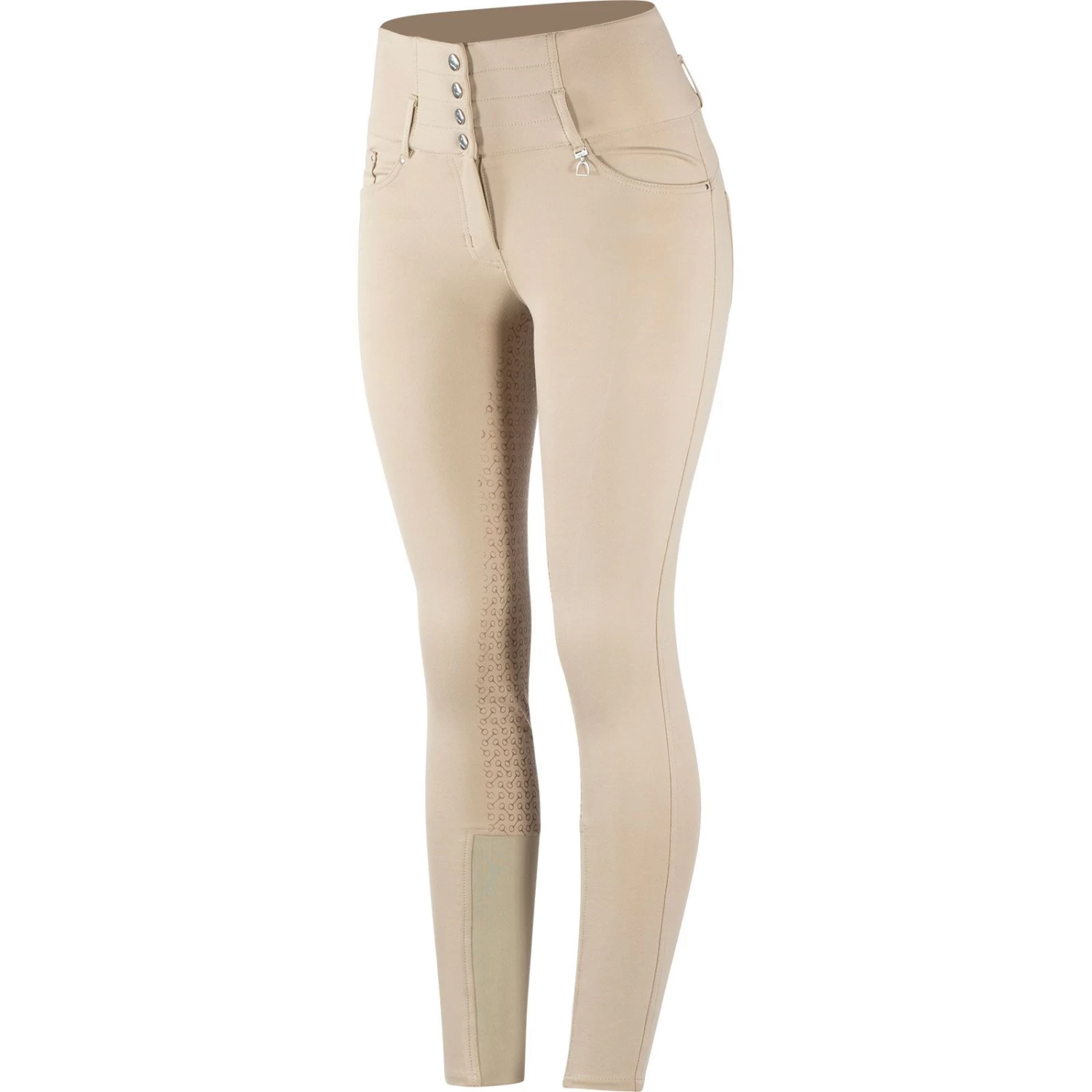 Horze Tara Women's High Waist Full Seat Breeches 9 Horze Tara Women's High Waist Full Seat Breeches - Image 7