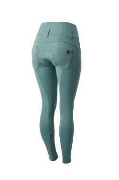Horze Tara High Waist Silicone Knee Patch Breeches For Women -Sports - Equestrian Riding Shop 36092 alb 01