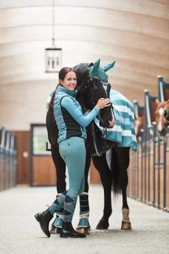 Horze Tara High Waist Silicone Knee Patch Breeches For Women -Sports - Equestrian Riding Shop 36092 alb 07