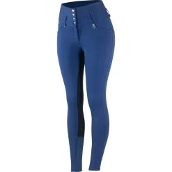 Horze Tara Women's High Waist Breeches With Leather Full Seat 30 Horze Tara Women's High Waist Breeches With Leather Full Seat -Sports - Equestrian Riding Shop 36093 BPDB VDB 2