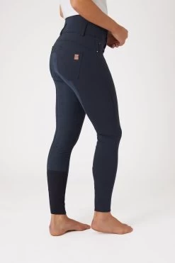 Horze Tara Women's High Waist Breeches With Leather Full Seat 41 Horze Tara Women's High Waist Breeches With Leather Full Seat -Sports - Equestrian Riding Shop 36093 ikb 02