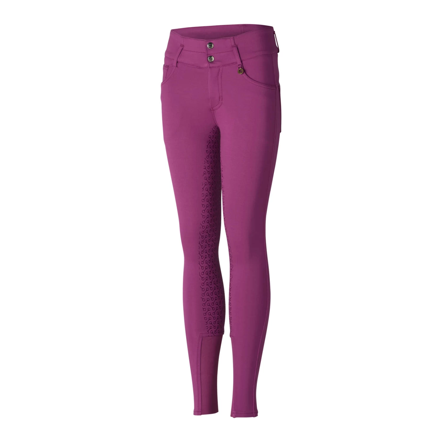 Horze Tara Kids' Full Seat Breeches With High Waist 10 Horze Tara Kids' Full Seat Breeches With High Waist - Image 8