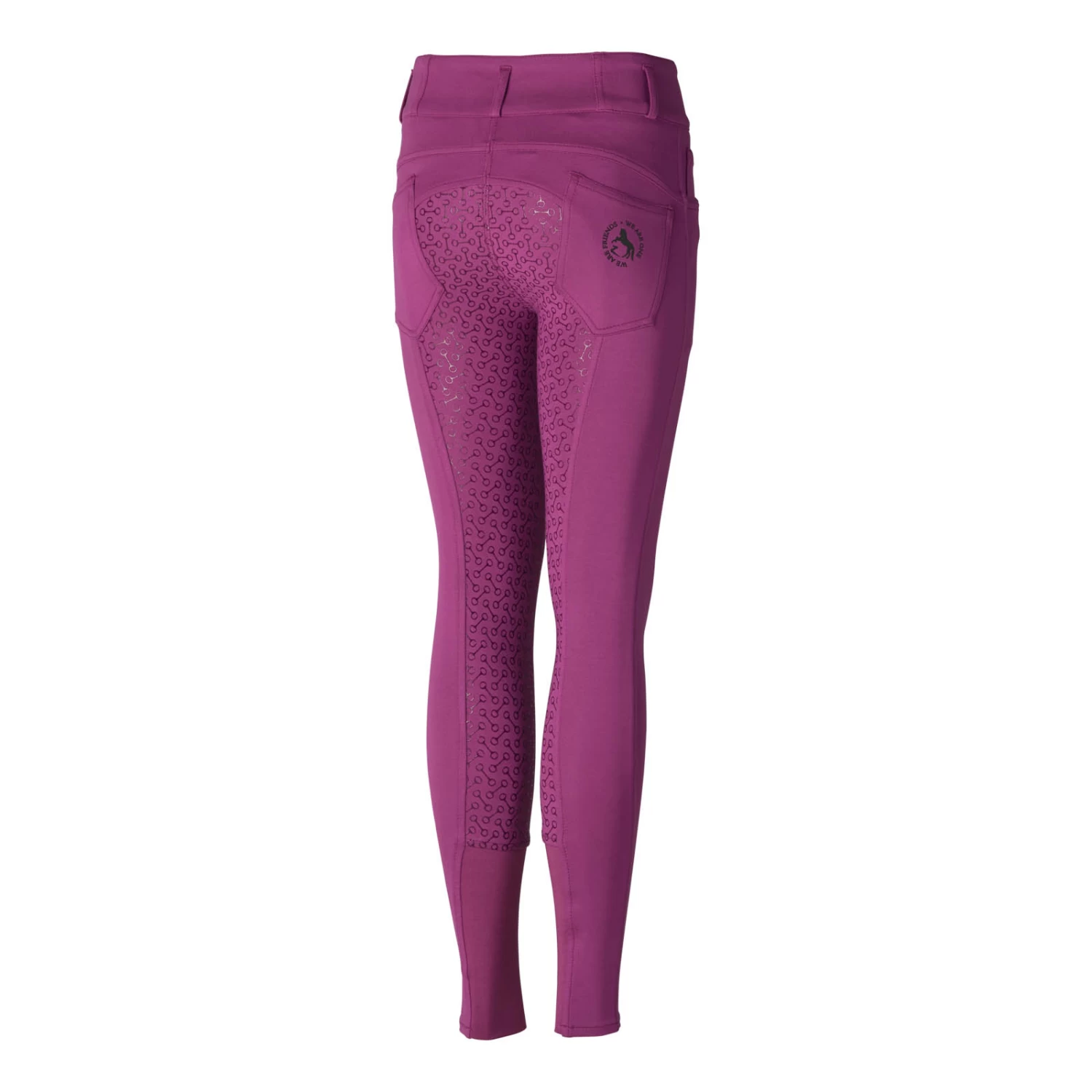 Horze Tara Kids' Full Seat Breeches With High Waist 11 Horze Tara Kids' Full Seat Breeches With High Waist - Image 9