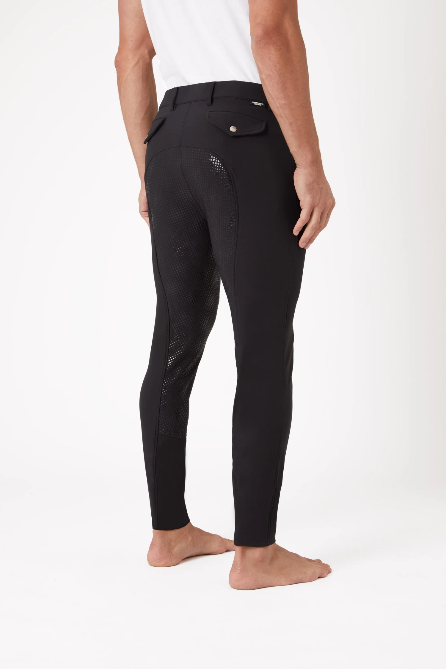 Horze Grand Prix Men's Silicone Full Seat Breeches 4 Horze Grand Prix Men's Silicone Full Seat Breeches - Image 2