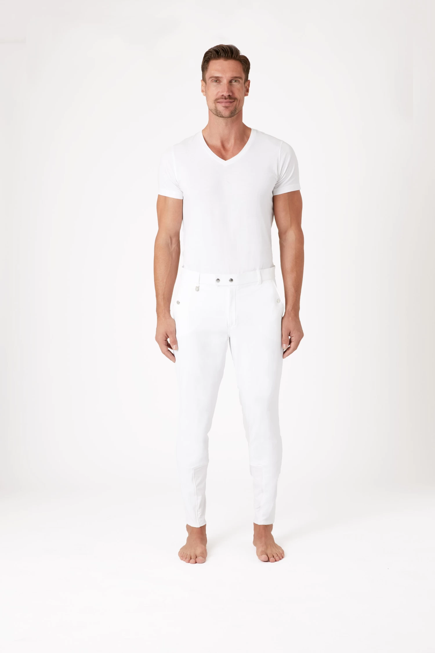 Horze Grand Prix Men's Silicone Full Seat Breeches 14 Horze Grand Prix Men's Silicone Full Seat Breeches - Image 12