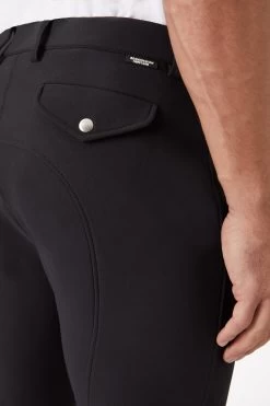 Horze Grand Prix Men's Silicone Knee Patch Breeches -Sports - Equestrian Riding Shop 36262 bl 06