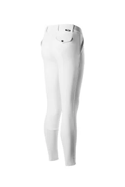 Horze Grand Prix Men's Silicone Knee Patch Breeches -Sports - Equestrian Riding Shop 36262 wh 01