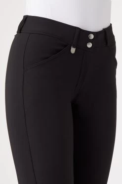 Horze Grand Prix Women's Leather Full Seat Breeches -Sports - Equestrian Riding Shop 36271 BL 5