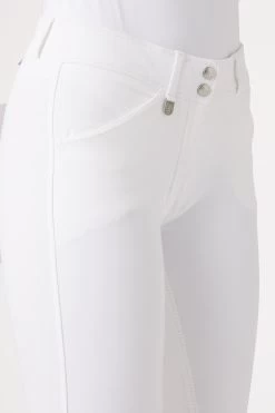 Horze Grand Prix Women's Leather Full Seat Breeches -Sports - Equestrian Riding Shop 36271 WH 5