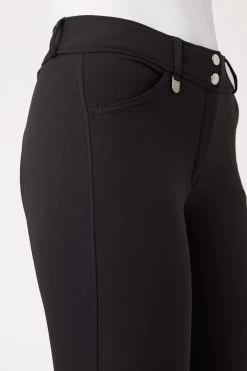 Horze Grand Prix Silicone Knee Patch Breeches For Women 26 Horze Grand Prix Silicone Knee Patch Breeches For Women -Sports - Equestrian Riding Shop 36272 BL 5