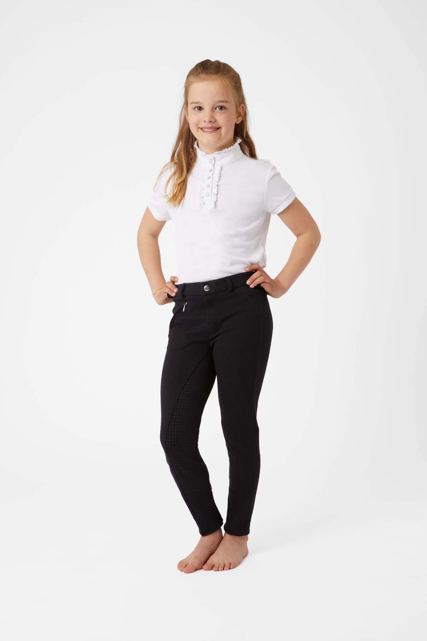 Horze Kids Active Silicone Grip Full Seat Breeches 5 Horze Kids Active Silicone Grip Full Seat Breeches - Image 3
