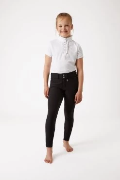 Horze Grand Prix Kids Silicone FS Breeches -Sports - Equestrian Riding Shop 36280 BL 3