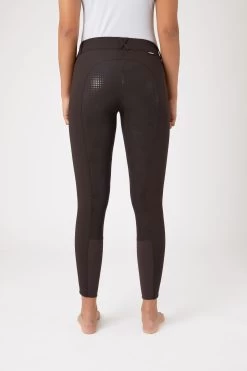 Horze Grand Prix Women's Silicone Grip Full Seat Breeches -Sports - Equestrian Riding Shop 36291 DBR 4