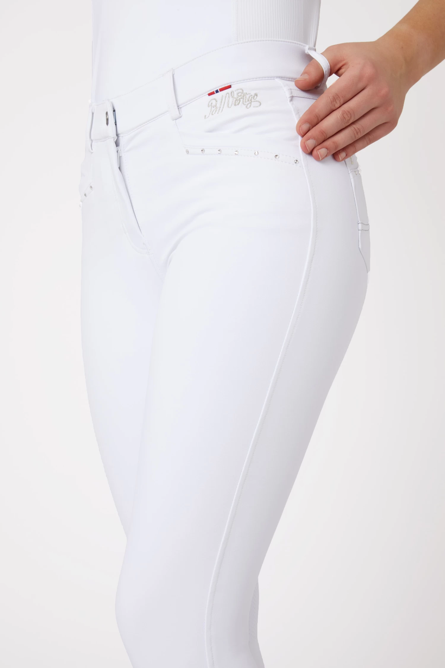 B Vertigo Olivia Silicone Knee Patch Breeches For Women 7 B Vertigo Olivia Silicone Knee Patch Breeches For Women - Image 5