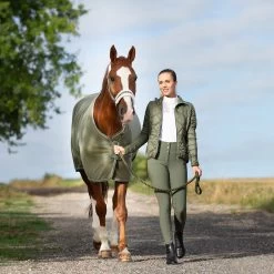 Horze Desiree Women's High Waist Silicone Full Seat Breeches -Sports - Equestrian Riding Shop 36605 LDGR 2