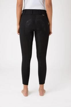 Horze Grand Prix Thermo Softshell Silicone FS Breeches For Women -Sports - Equestrian Riding Shop 36608 BL 4
