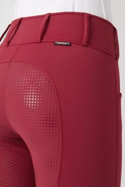 Horze Grand Prix Thermo Softshell Silicone FS Breeches For Women -Sports - Equestrian Riding Shop 36608 CDRE 5