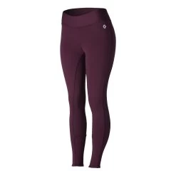Horze Active Women's Winter Silicone Full Seat Tights -Sports - Equestrian Riding Shop 36610 EDPU 1