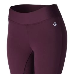 Horze Active Women's Winter Silicone Full Seat Tights -Sports - Equestrian Riding Shop 36610 EDPU 3