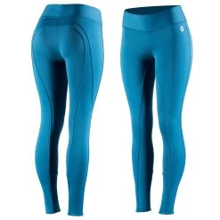 Horze Active Women's Winter Silicone Full Seat Tights -Sports - Equestrian Riding Shop 36610 SAB 1