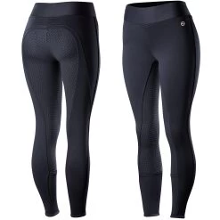 Horze Active Women's Winter Silicone Full Seat Tights -Sports - Equestrian Riding Shop 36610 VDB 1