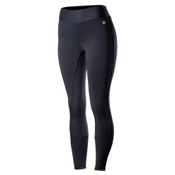 Horze Active Women's Winter Silicone Full Seat Tights -Sports - Equestrian Riding Shop 36610 VDB 2