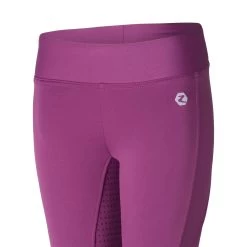 Horze Active Kids Winter Silicone Full Seat Riding Tights -Sports - Equestrian Riding Shop 36611 ATPU 3