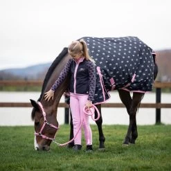 Horze Active Kids Winter Silicone Full Seat Riding Tights -Sports - Equestrian Riding Shop 36611 LLPU 2