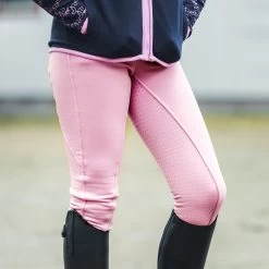 Horze Active Kids Winter Silicone Full Seat Riding Tights -Sports - Equestrian Riding Shop 36611 LLPU 4