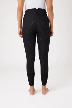 Horze Angelina Women's Lightweight Stretch Silicone Full Seat Breeches 25 Horze Angelina Women's Lightweight Stretch Silicone Full Seat Breeches -Sports - Equestrian Riding Shop 36617 BL 4