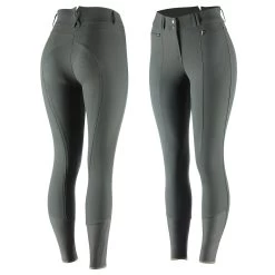 Horze Angelina Women's Lightweight Stretch Silicone Full Seat Breeches 30 Horze Angelina Women's Lightweight Stretch Silicone Full Seat Breeches -Sports - Equestrian Riding Shop 36617 LDGR 1