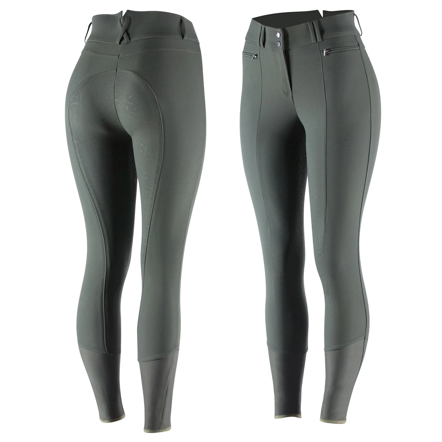 Horze Angelina Women's Lightweight Stretch Silicone Full Seat Breeches 11 Horze Angelina Women's Lightweight Stretch Silicone Full Seat Breeches - Image 9