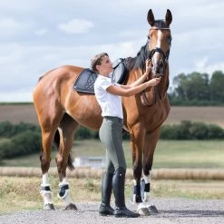 Horze Angelina Women's Lightweight Stretch Silicone Full Seat Breeches 31 Horze Angelina Women's Lightweight Stretch Silicone Full Seat Breeches -Sports - Equestrian Riding Shop 36617 LDGR 2