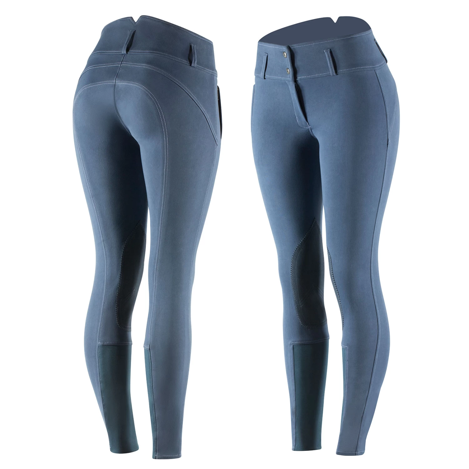 Horze Daniela Women's Leather Knee Patch Breeches 9 Horze Daniela Women's Leather Knee Patch Breeches - Image 7