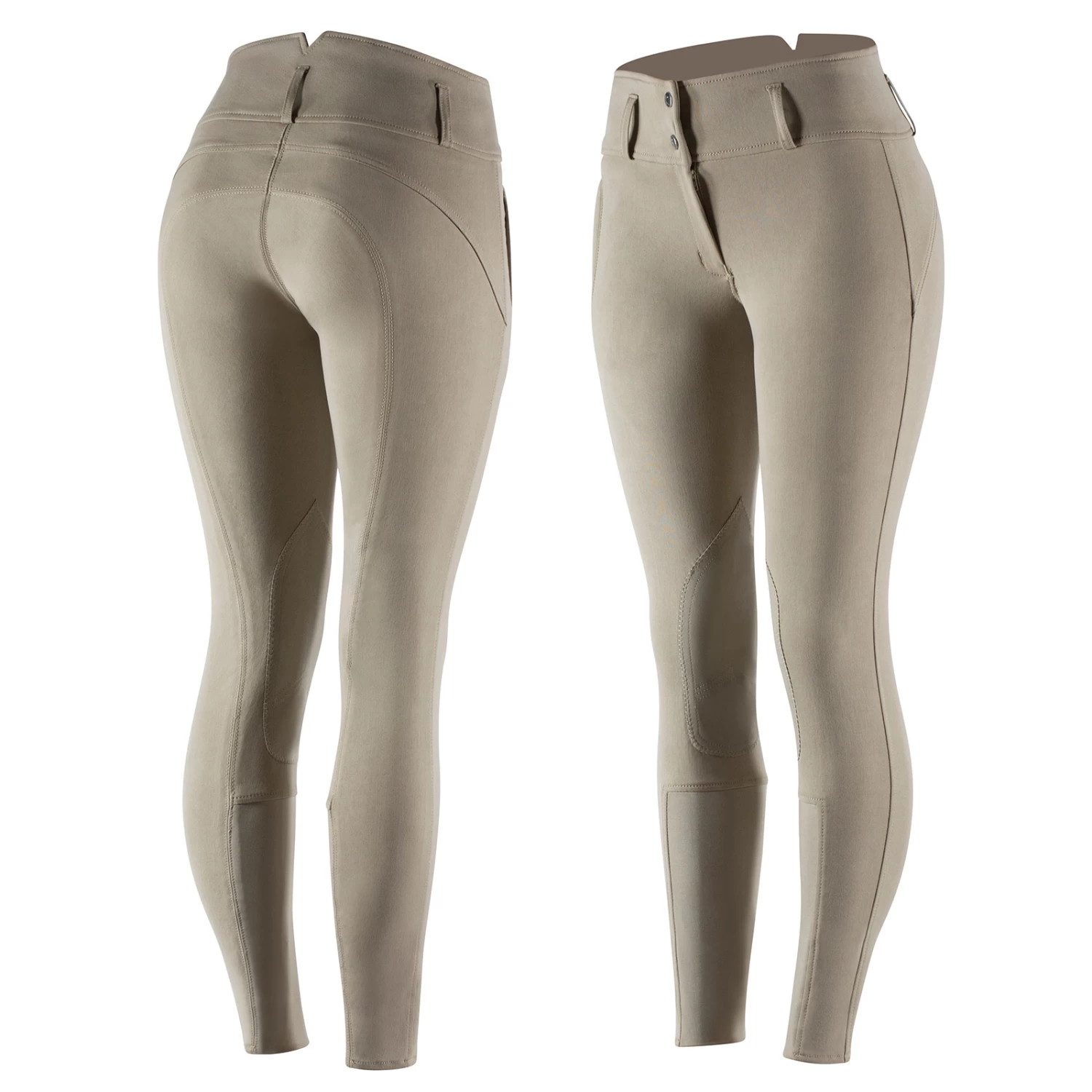 Horze Daniela Women's Leather Knee Patch Breeches 10 Horze Daniela Women's Leather Knee Patch Breeches - Image 8