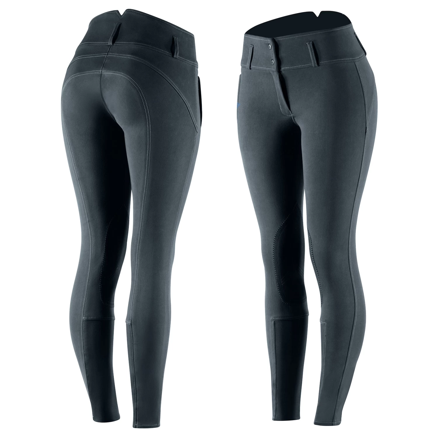 Horze Daniela Women's Leather Knee Patch Breeches 11 Horze Daniela Women's Leather Knee Patch Breeches - Image 9